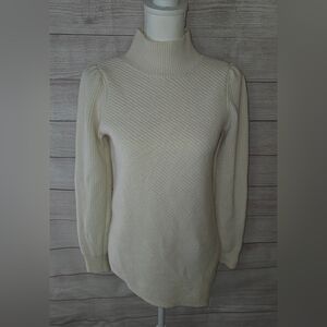Milly Relaxed Knit Wool/Cashmere Blend Sweater Size Medium